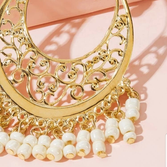 *Briar* Over Size Drop Earrings - Picture 4 of 4